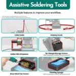 YIHUA 982-III C115 C210 C245 Soldering Iron Precision Soldering Station  Control Temperature Welding Rework Station 3