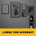 DEKO LL5 Series 5 Line 6 Points Punainen/Vihreä Laser Level Self-leveling Horizontal&Vertical 360 Degree Adjustment Higher Visibility 6