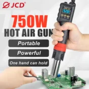 JCD 8208 Micro Hot Air Gun 750W Welding Rework Station LCD Digital Display Soldering Heat gun Hair Dryer BGA IC Solder Tools 1