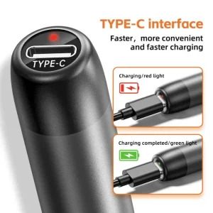 Cordless USB Digital Soldering Iron Adjustable Temperature 300-450℃ Type-C 1000mAh Battery Intelligent Solder Welding Iron Tool 2