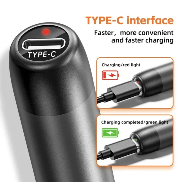 Cordless USB Digital Soldering Iron Adjustable Temperature 300-450℃ Type-C 1000mAh Battery Intelligent Solder Welding Iron Tool 2