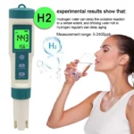 8 IN 1 Water Quality Tester PH Test Pen Salinity/PH/TDS/EC/ORP/SG/H2/TEMP Drinking Water Test Analysis Instruments For Aquarium 2