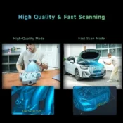 Creality CR-Scan Ferret Pro 3D Scanner Handheld Anti-shake Tracking WiFi6 24-bit full-color Wireless Scanning 0.1mm Accuracy 5