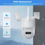 4K 6MP Dual Lens WIFI Surveillance Camera Smart Home CCTV Audio Video Surveillance ONVIF ICSEE wifi Outdoor Security PTZ IP Cam 6