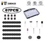 DEKO Engraver Abrasive Rotary Tools Accessories Engraving Tool Heads Set For Sanding Grinding Polishing Cutting 4