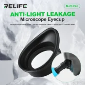 RELIFE M-26 Pro Microscope Eyecups, Anti-light Leakage and Anti-fatigue Suitable for most Adjustable Eyepiece Microscopes 1