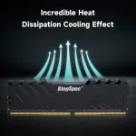 KingSpec DDR4 8GB 16GB Memoria Ram DDR4 2666 3200 Memory Desktop Heatsink Ram Memory Ddr4 3200mhz Dimm with Heat Sink XMP for PC 3