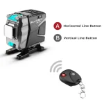 DEKO 12 Lines 3D Vihreä Laser Level Horizontal&Vertical Cross Lines 520nm,Auto Self-Leveling, High-Precision (DKLL12tdP02 Series) 3