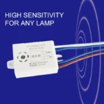 LED Acoustooptic Control Induction Switch Indoor Intelligent Auto On Off Lights Switch Automatic Voice Control Sensor Detector 2