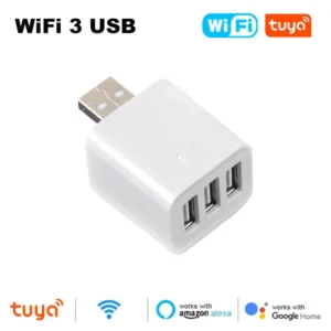 Smart Zigbee WIFI Micro USB Adaptor Switch 5V Mini 1 2 3 USB Power Adaptor APP Timing Control Works with Alexa Google Home Tuya 7
