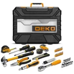 DEKO 228Pcs Socket Wrench Auto Repair Tool Combination Package Mixed Tool Set Hand Tool Kit with Plastic Toolbox Storage Case 3