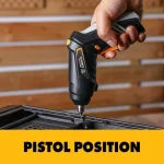 DEKO DKCS3.6O1 3.6V Keyless Chuck Portable Electric Screwdriver for Home DIY Lataus Akku Cordless Woodworking Tools 4