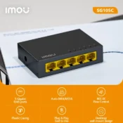 IMOU Gigabit Switch 5/8 Ports 1000mbps Network Switch Mini Ethernet Switch Smart Switcher RJ45 Hub Internet Injector 1