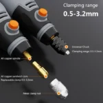 35W USB Cordless Rotary Tool Dremel DIY Mini Drill Engraving Pen Electric 3 Speed Mini Wireless Drill Set 8500r-21000r/min 4