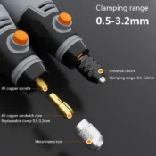35W USB Cordless Rotary Tool Dremel DIY Mini Drill Engraving Pen Electric 3 Speed Mini Wireless Drill Set 8500r-21000r/min 4
