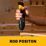 DEKO DKCS3.6O1 Cordless Electric Screwdriver Rechargeable Power akku Screwdriver Twistable Handle LED Torch Power Tool 3