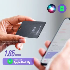 Ultra-Slim 1.65mm Find My Tracker Card | smart mini location tracking air tag | Global GPS Locator finder for Wallet Luggage 1