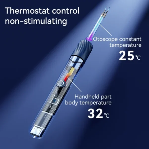Visual Ear Cleaner with Camera Ear Wax Removal Tool with Ear Pick & Tweezers 12 Megapixels 6 Ear Spoons Earwax Removal Ears Care 5