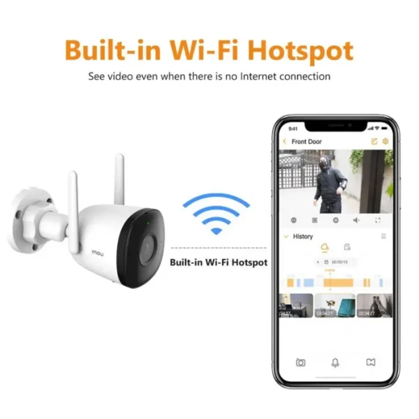 IMOU Outdoor Bullet 2C 4MP Wifi Camera Weatherproof AI Human Detection Outdoor Surveillance ip Camera 6