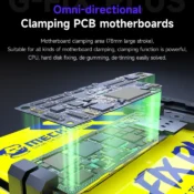 MECHANIC G-FIX Series PCB Motherboard Fixture Insulated Toughened Glass Clamp Heat Resistant Chip Holder Repair Maintance Tool 3