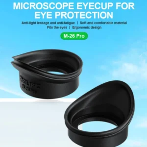 RELIFE M-26 Pro Microscope Eyecups, Anti-light Leakage and Anti-fatigue Suitable for most Adjustable Eyepiece Microscopes 2
