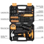 DEKO DKCS3.6O1 3.6V Keyless Chuck Portable Electric Screwdriver for Home DIY Lataus Akku Cordless Woodworking Tools 2