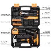 DEKO DKCS3.6O1 3.6V Keyless Chuck Portable Electric Screwdriver for Home DIY Lataus Akku Cordless Woodworking Tools 2