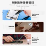 JCD 60W/80W Electric Soldering Iron Adjustable Temperature Digital Display Electronic Welding Repair Tools With Solder Tin Iron 6