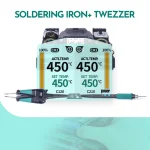 YIHUA 982D-III Precision Soldering Iron Tweezers 2-in-1 Digital Soldering Station Electronics Micro Component Under Microscope 2