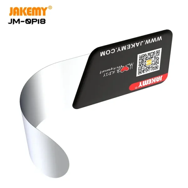 JAKEMY 0.1mm Ultra Thin Pry Opening Card for Mobile Phone Curved Screen Disassemble Repair Tools 3