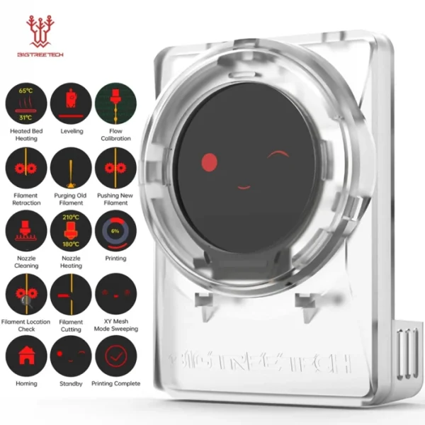 BIGTREETECH Panda Knomi Display Screen Customize UI OTA Firmware Real-Time Updates For Bambu Lab P1 A1 X1 A1 MINI Panda Branch 1