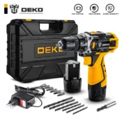 DEKO Cordless Drill 12V 16V 20V Mini Wireless Power tools DC Lithium-Ion Akku Electric Screwdriver Home DIY Drilling Machine 1