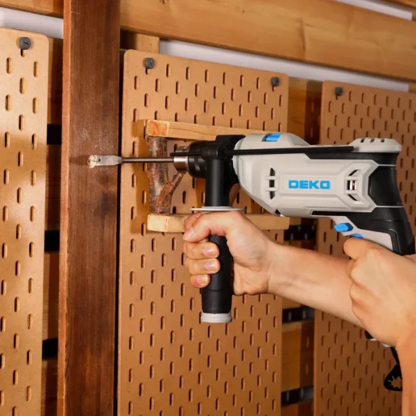 DEKO DKID13XL65G professional grade impact drilll 220V, 2 Functions Drill Screwdriver Electric Tool Power Tool (DKID Series) 6