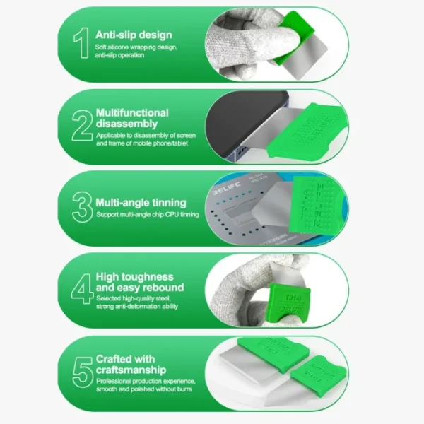 RELIFE TD1-A/B Mobile Phone LCD Screen Pry Spudger Opening Tools for iPhone Samsung Tablet Smartphone Disassembly Repair Tools 2