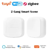 Tuya Smart WiFi/Zigbee Switch Push Button Switch 2Gang 6 Scene Wireless Smart Home Remote Controller Automation Scenario Switch 1