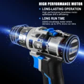 DEKO 20V Brushless Cordless Drill Combo Kit Mini Electric Screwdriver 2 Speed Power Tools for Woodworking 4