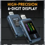 FNIRSI FNB48P USB Tester Voltmeter Ammeter TYPE-C Fast Charge Detection Trigger Capacity Ripple Measurement with CNC Metal Shell 5