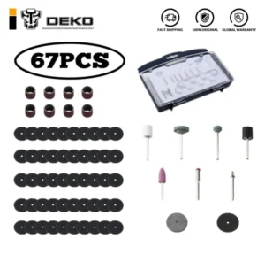 DEKO Engraver Abrasive Rotary Tools Accessories Engraving Tool Heads Set For Sanding Grinding Polishing Cutting 4