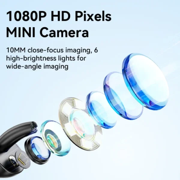 Visual Oral Irrigator Rechargeable Water Flosser Portable 350ML 5 Types Nozzles Dental Water Jet Waterproof IPX7 Teeth Cleaner 3