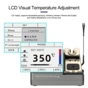 GVM H3 T210/T245/T115 Handle Available 3 in1 High Voltage 80W Intelligent Welding Station Automatic Sleep Welding Rework Station 5
