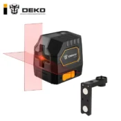 DEKO DKLL02G/R Mini Style Self-Leveling Laser Level Cross Line Laser With Punainen Light Source & Adjustable Mounting Clamp 1