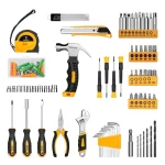 DEKO 126Pcs Power Tool Combo Kits with 8V Cordless Drill,10MM 3/8'' Keyless Chuck,Professional Home Household DIY Hand Tool Kits 3