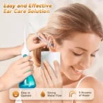 Ear Wax Removal Manual Ear Irrigation Flushing System EarWax Clean Tool Safe and Effective Ear Water Cleaner Kit Ear Cleaner 2