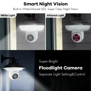 E27 4MP Light PTZ Tuya Camera WIFI CCTV Security IP 10X zoom HD Camera Ai Humanoid Filter Push Color Night Vision Surveillance 2