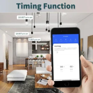 Tuya WiFi Smart Light Switch Smart Home Wireless RF 433mhz Push Button Wall Switch Via Alexa Google Home Alice Smart Life App 2