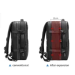 Travel Men Expanded Laptop Backpack vacuum compression hiking Backpack USB charging Business Large Capacity school Backpack 3