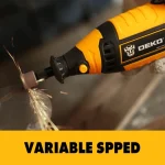 DEKO DKRT135ST/170ST 220V AC Electric Drill Variable Speed Mini Grinder Rotary Tool for Grinding/Cutting/Sanding/Wood Carving 3