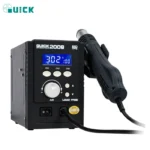 QUICK 2008 Original ESD Lead-Free Digital Display Heat Gun Welding Rework Soldering Station Mobile Phone Maintenance Air Gun 6