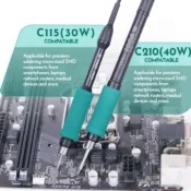 YIHUA 982-III C115 C210 C245 Soldering Iron Precision Soldering Station  Control Temperature Welding Rework Station 5