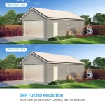 Hiseeu 12 Inch Monitor 5MP Wireless Surveillance Kit Outdoor Wifi IP PTZ Security Camera System 8CH NVR Kit Home Mornitoring Set 3